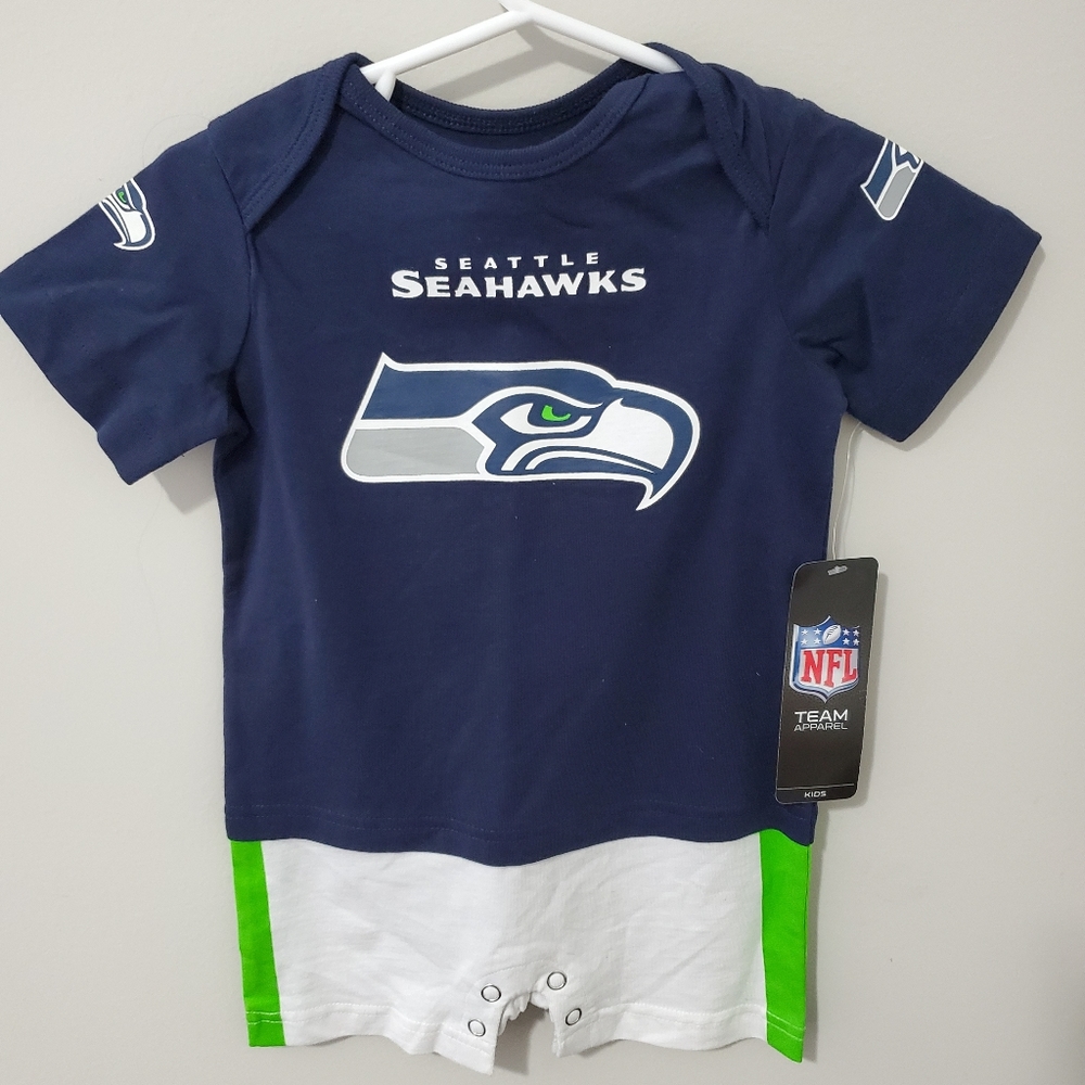 Toddler Seahawks one piece